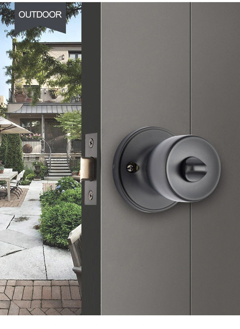 High Security Entry Privacy Round Double Sided Tubular Ball Knob Lock