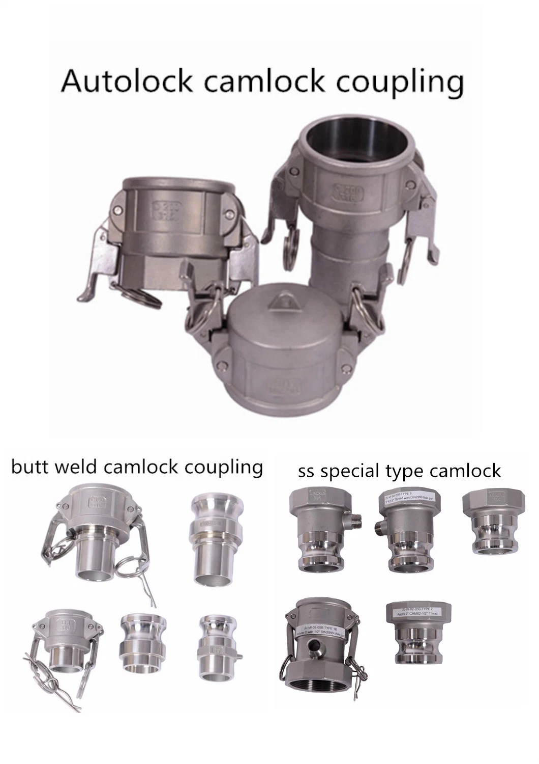 Brass Type E Universal Camlock Quick Coupling