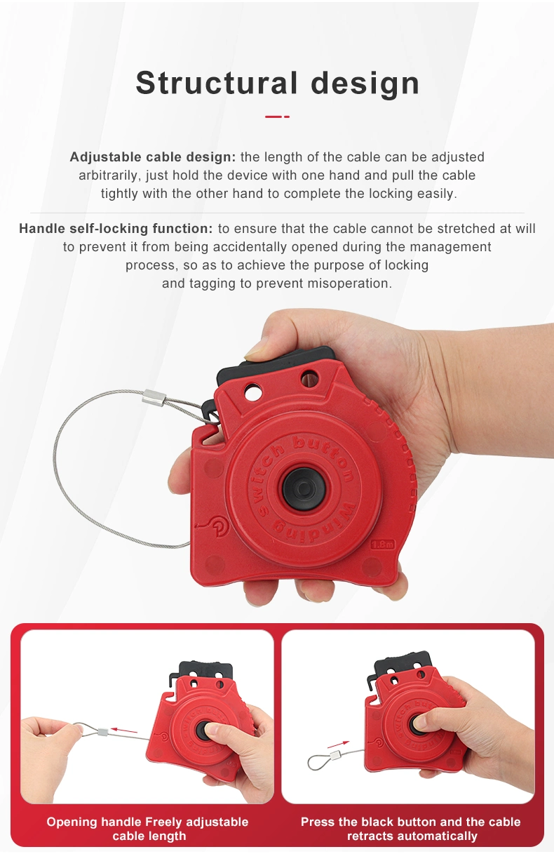 Bozzys Automatic Retractable Cable Lockout Device