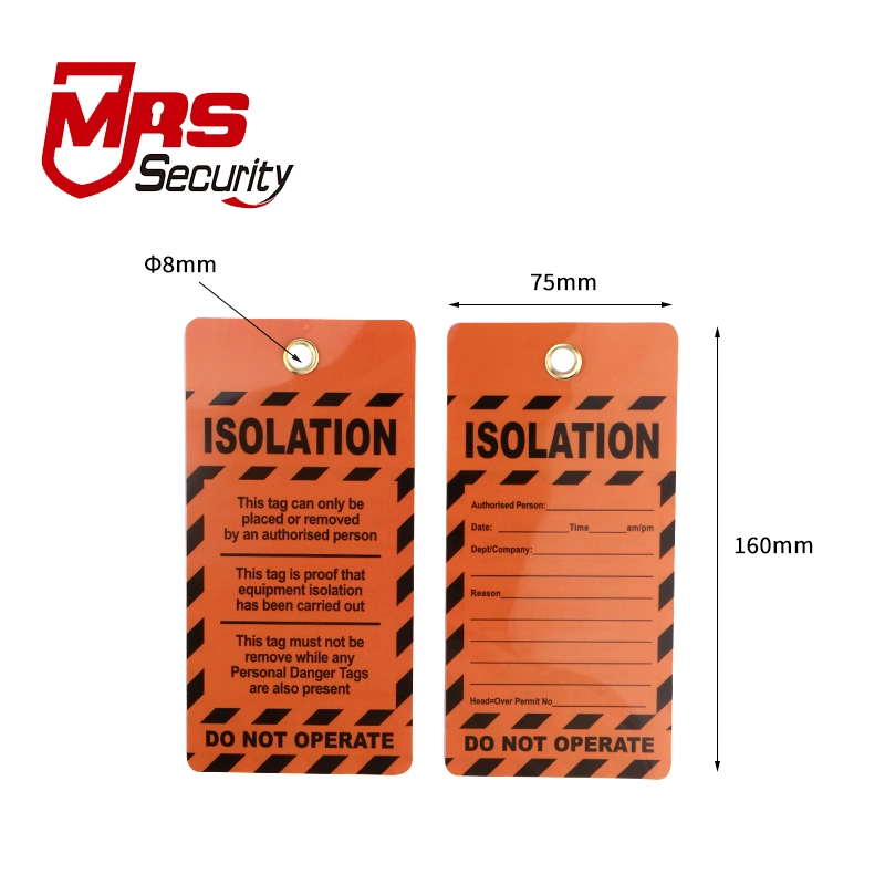 Mt04-06 Pet Warning Effect Materiak Safety Lockout Tagout Safe Lock Loto