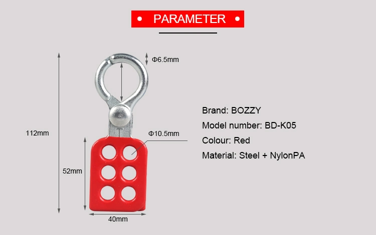 Bozzys Master Lockout Hasp with PVC Handle