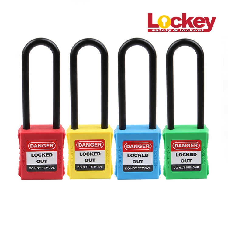 Loto 76mm Long Shackle Security Lockout with Key Alike
