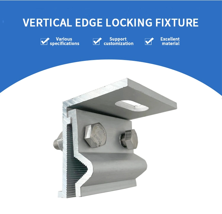 Factory Price Solar Photovoltaic Panels Connection Accessories Bracket Upright Locking Fixture