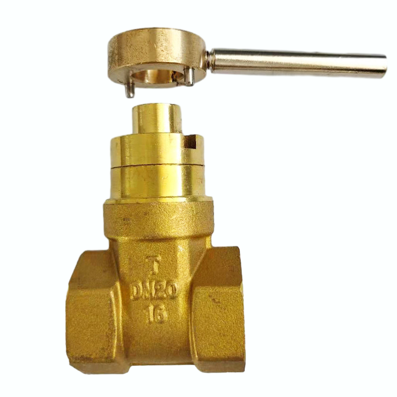 Hexagonal Locking Gate Valve Copper Lock Gate Valve Z14W-16p DN25