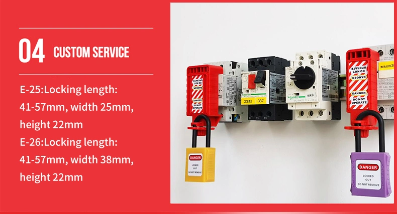 for Valve Handles Device for Gate Security Circuit Breaker Lockout Tagout Electrical Lock