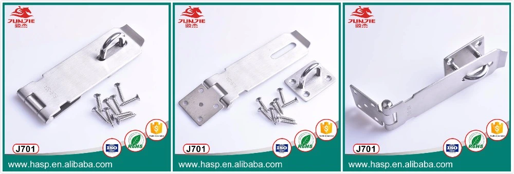 5 Inch Door Padlock Hasp Heavy Duty Fixed Hasp Staple J701