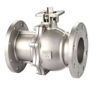 Stainless Steel/Ss/CF8/CF8m/Carbon Steel Floating Type Solid Ball Locking Device Fire Safe 2PC Flange Ball Valve