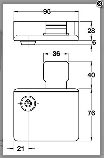 Coin Retain Box, Coin -Operated Lock Retain Box Al-1202