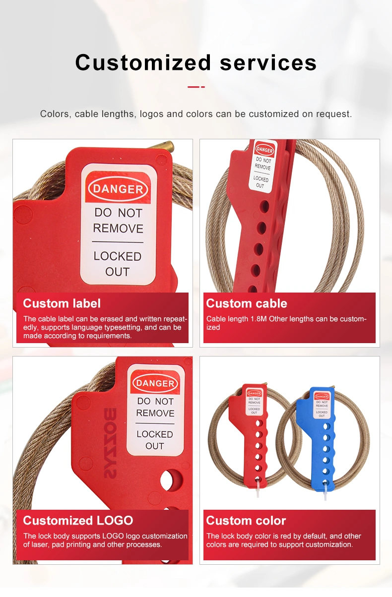 Safety Lockout Devices Cable Lock