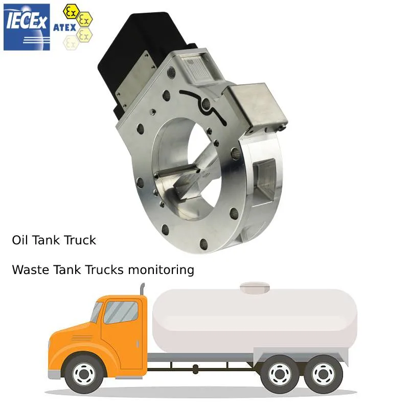 Tank Truck Discharge Valve Smart Live Time Lock