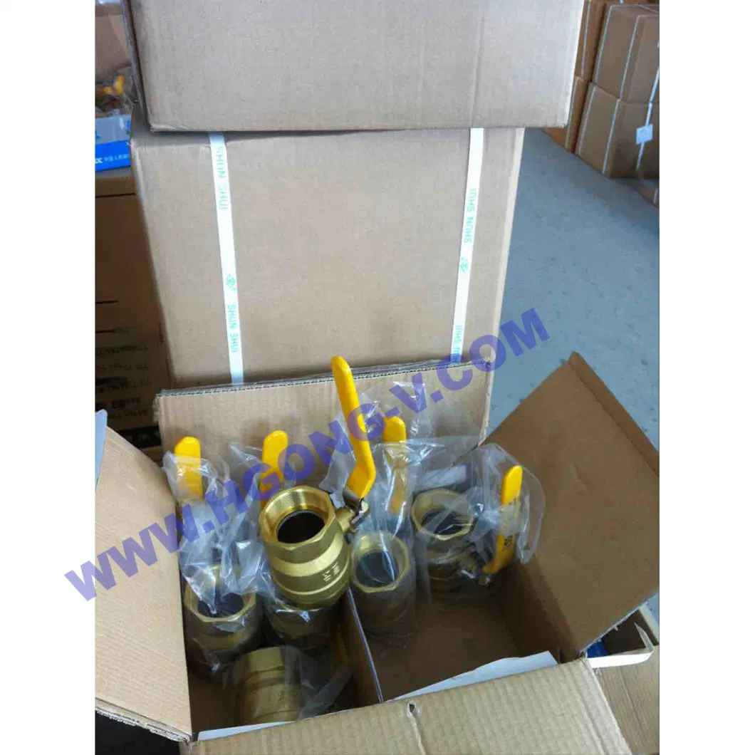 API/ANSI/DIN Forged Screw Thread Brass Ball Valve for Plumbing and Heating System