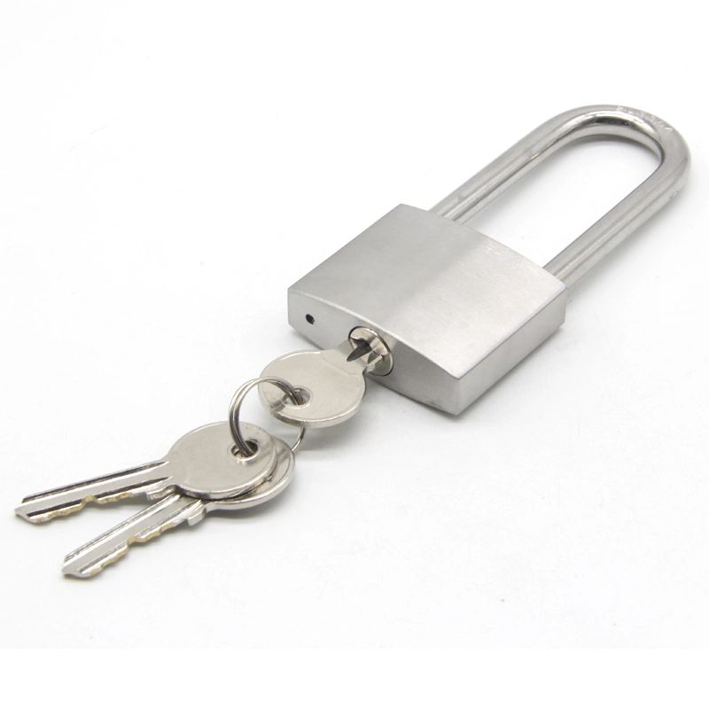 Sample Available Heavy Duty Anti-Shear Security Long Shackle Stainless Steel Master Key Padlock