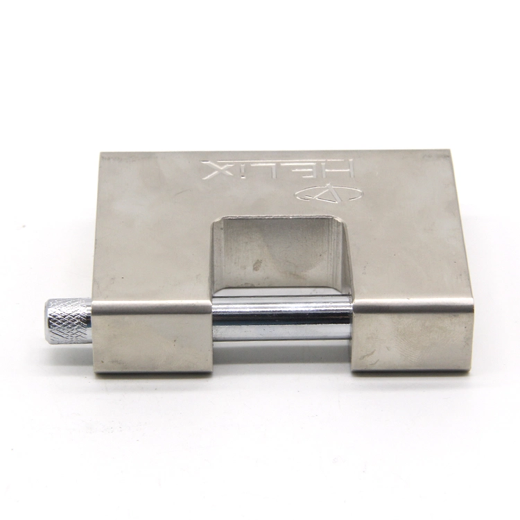 Sample Available High Safety Rectangular Waterproof Solid Steel Padlock