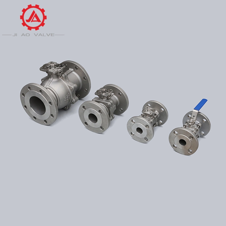 Pneumatic Stainless Steel Ball Valve with High Platform