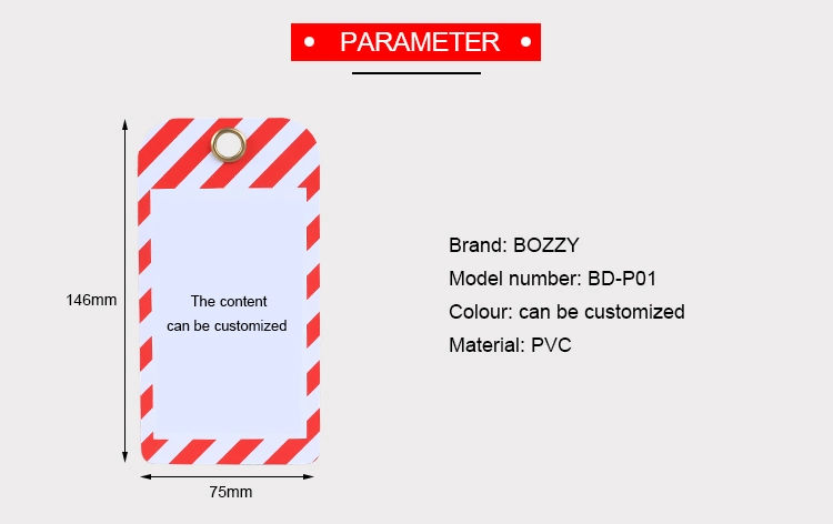 Bozzys Safety Lockout Label Sign Safety Tagout