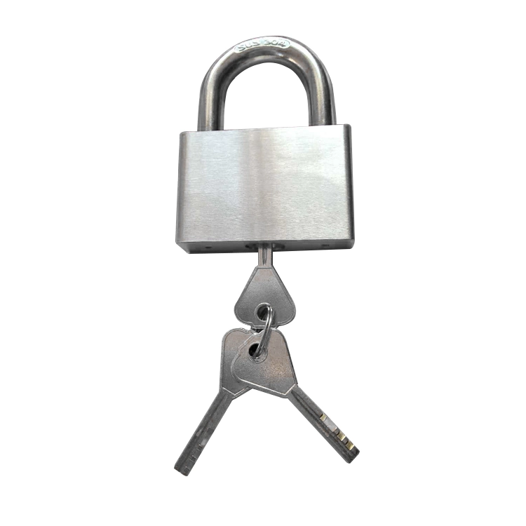 Steel Square Padlock Disc Cylinder Mechanism Double Locking Padlock