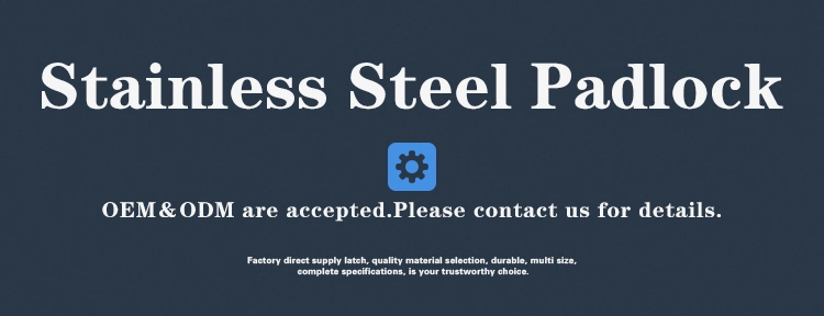 Hardened Rectangular Padlock Steel Padlocks for Industry Warehouse Gates