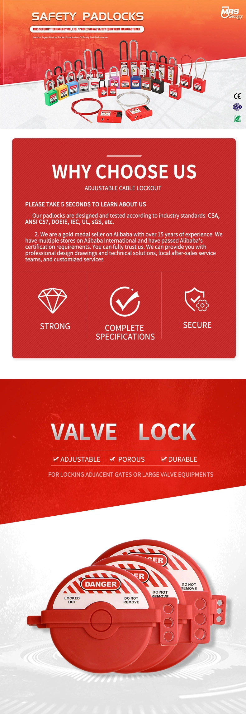 MD06n Preventing Misoperation Industrial Safety Valve Lockut Security Lockout Tagout Loto Manufacturer