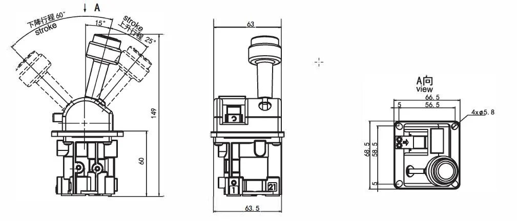 Applied in Automobile Industry Mpvk35 Series Hnadle Valve