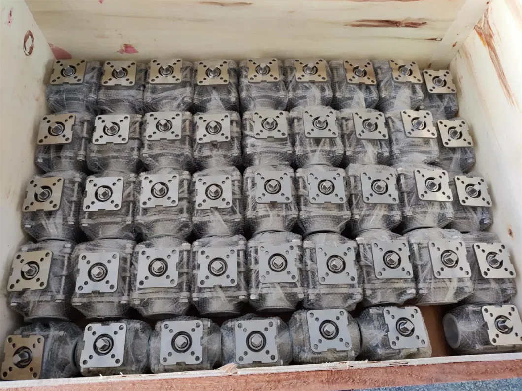 Pneumatic Stainless Steel Ball Valve with High Platform