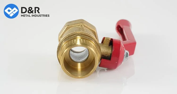 D&R Custom Any Size 1/2 - 2 Inch Male and Female Thread Gas Long Handle Brass Ball Valve