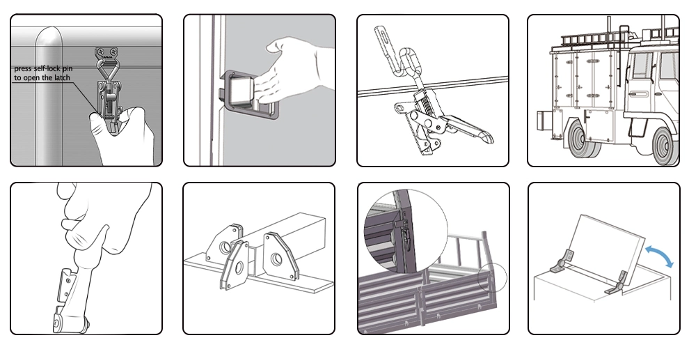 High Quality Flexible &amp; Damping Toggle Latch Polished Locking Clasp Lock Draw Latch Hasp for Small &amp; Medium-Sized Case Cover