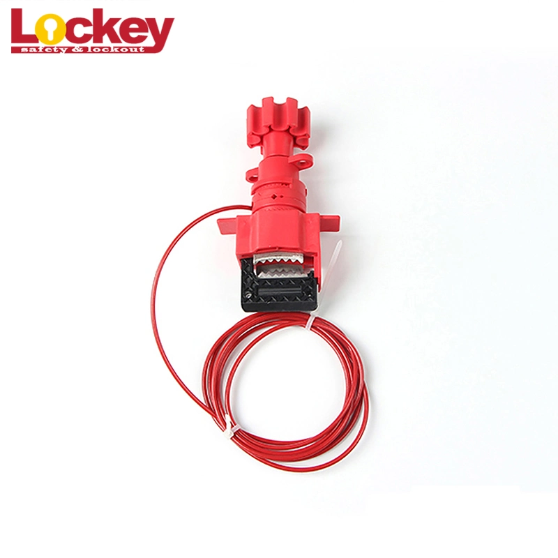 Plastic Industrial Custom-Made Universal Gate Valve Lockout&#160; Base with Cable