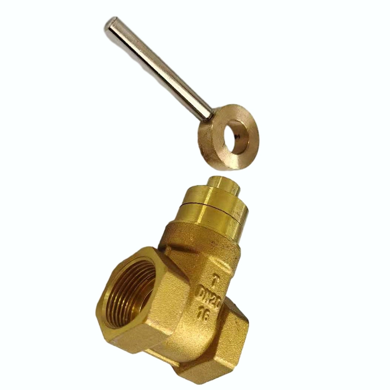 Hexagonal Locking Gate Valve Copper Lock Gate Valve Z14W-16p DN25