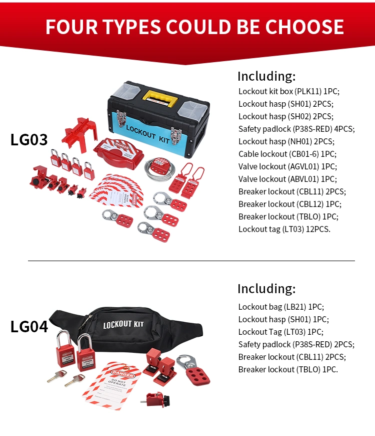 Lockey Safety Lockout Combination Bodypack Bag (LG04)