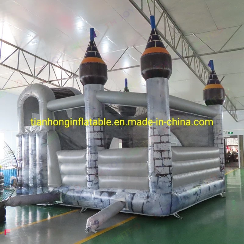 6X5m New Design Amazing Inflatable Dragon Slide Bouncy Jumping Castle