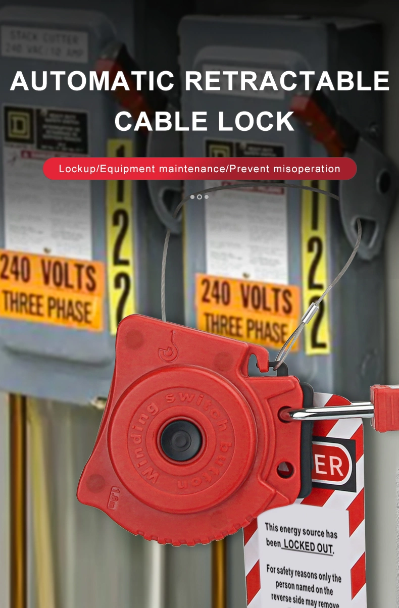 Bozzys Automatic Retractable Cable Lockout Device