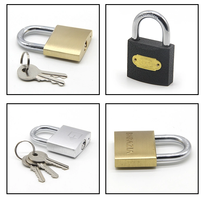 Sample Available High Safety Rectangular Waterproof Solid Steel Padlock