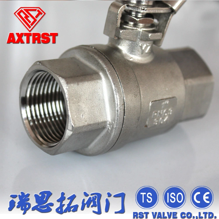 DIN3202-M3 Female Thread Pn63 Bsp. NPT Threaded Ss Stainless Steel 2pcball Valve Pn63 Locking Device