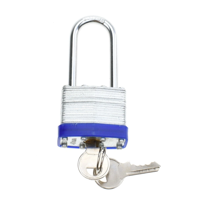 Yh9110 Plastic Covered with Master Key Shape Outdoor Combination Laminated Padlock