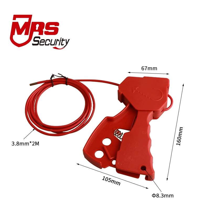 Steel Wrapped in PVC Cable Safety Lockout Tagout Loto Safe Lock Manufacturer