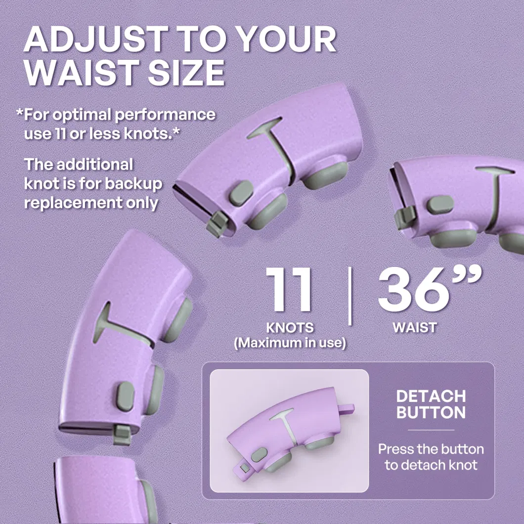 Magnetic Lock Exclusive Custom Colors Hula Infinity Hoop Plus Size Fitness Abdominal Pilates Rings