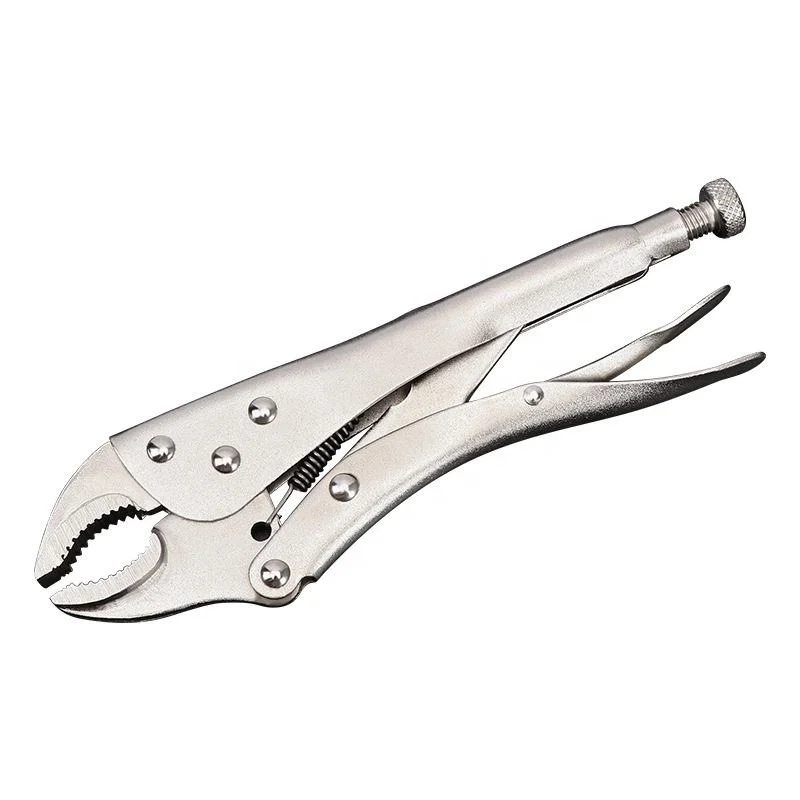 Adjustable Pressure Heavy Pliers CRV Curved Jaw Locking Pliers Hand Tool