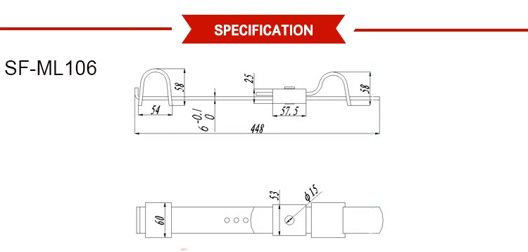 Barrier Seal Security Barrier Security Seal Container Door Lock Bar Ml106