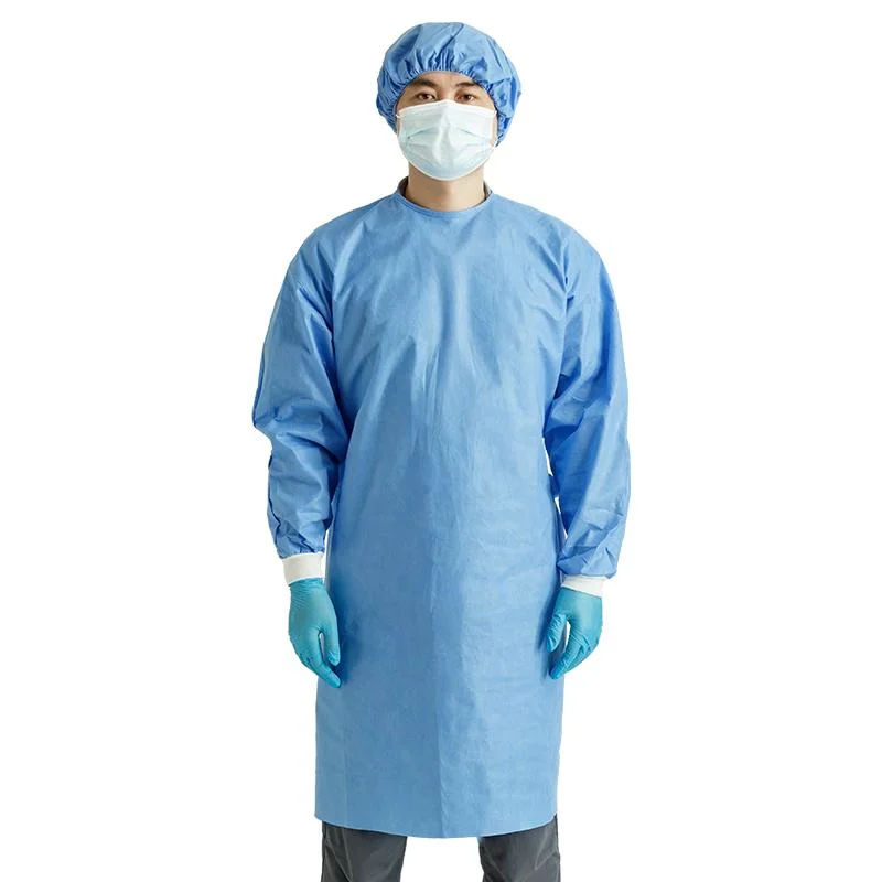 Disposable Ethylene Oxide Sterilization Medical Surgical Isolation Gown for Hospitals