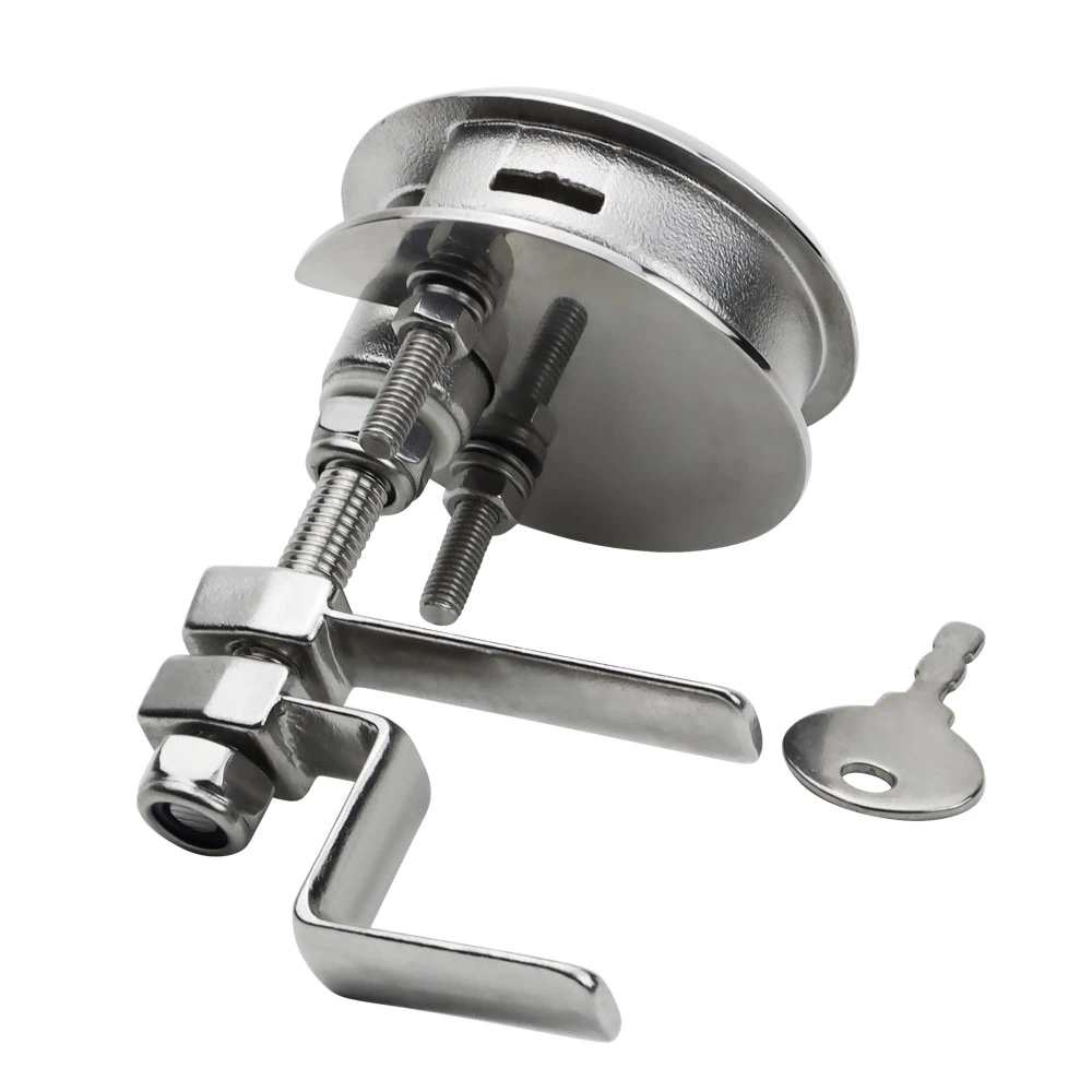 Factory Price Boat Accessories Stainless Steel 316 Mirror Polished Boat Round Slam Latch Hatch Latches Turning Lock