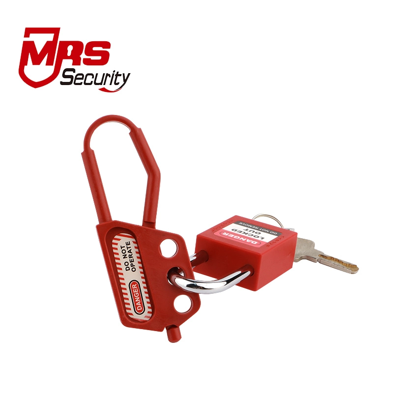 Industrial Multi-Person Management Lock Hasp Red Insulation Nylon Safety Lockout Hasp