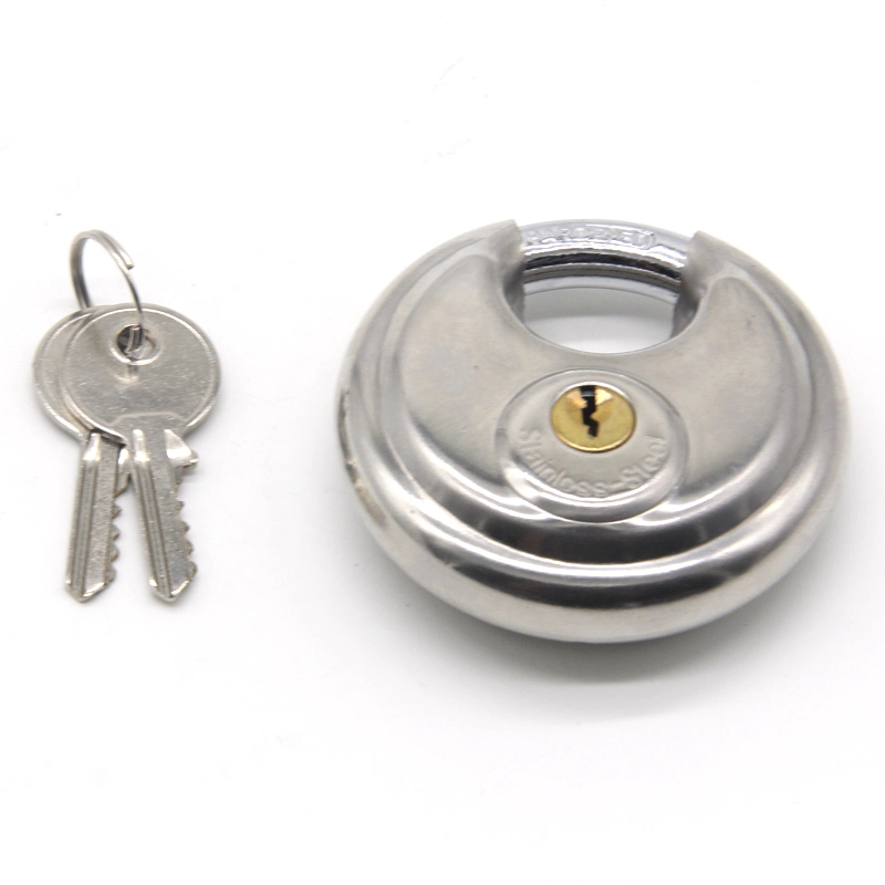 Anti-Rust Customized Logo Lock Waterproof Master Lock Stainless Steel Disc Padlock