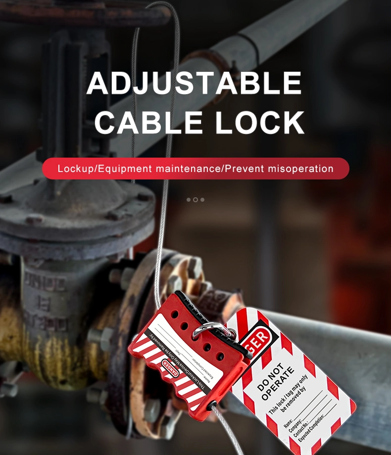 Multipurpose Cable Lockout with Stainless Steel Cable (BD-L02)