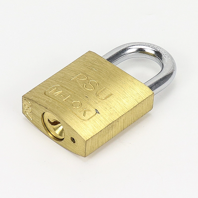 40mm Steel Shackle Safety Brass Padlock with Master Key