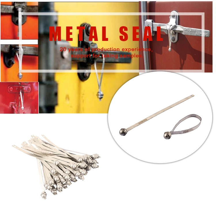 Metal Strap Ball Seal Edge Curled Metal Strap Seal Container Seals High Security Seals Strap