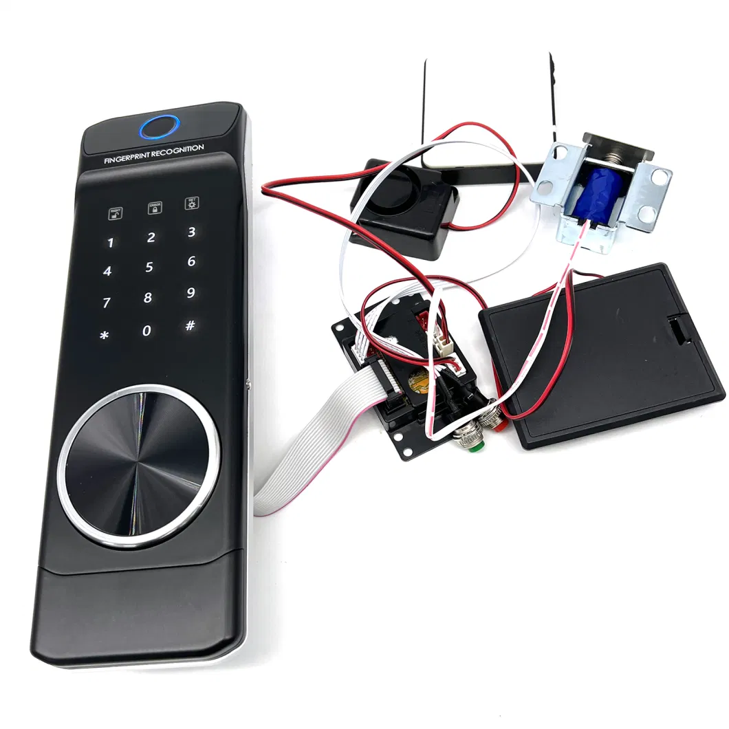 Secure Biometric Fingerprint Safe Lock with Touch Screen Vertical Keypad