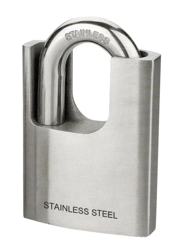 High Security Shackle Protected Stainless Steel Disc Padlock (770)