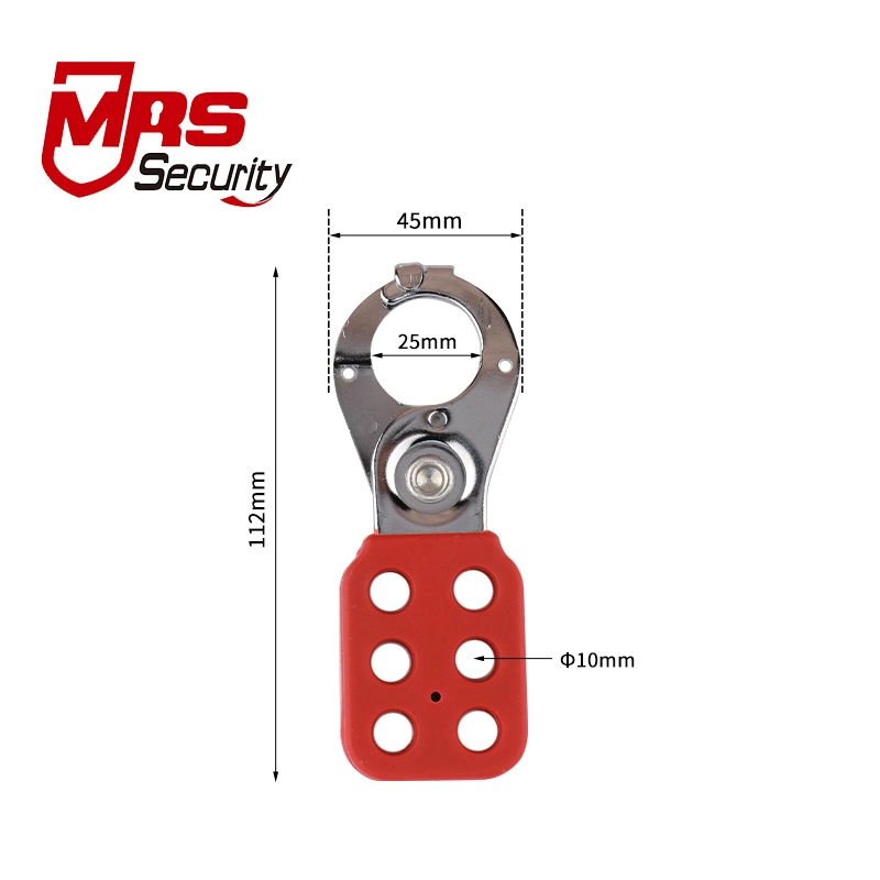 25mm Industry Steel Lockout Hasp with Hook Security Lockout Tagout Manufacturer