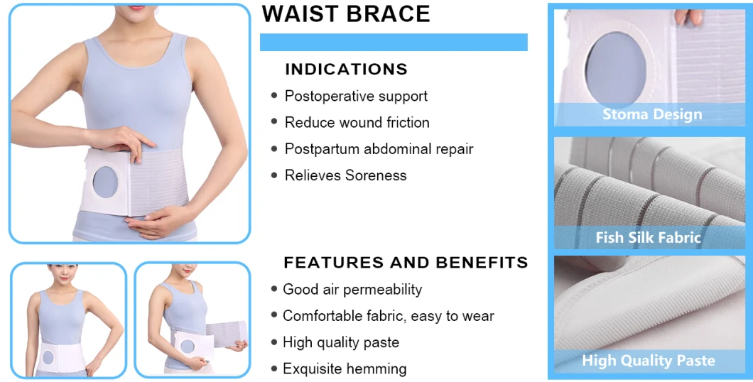 Adjustable Breathable Abdominal Binder Breathable Training Body Abdominal Belt Slimming Waist