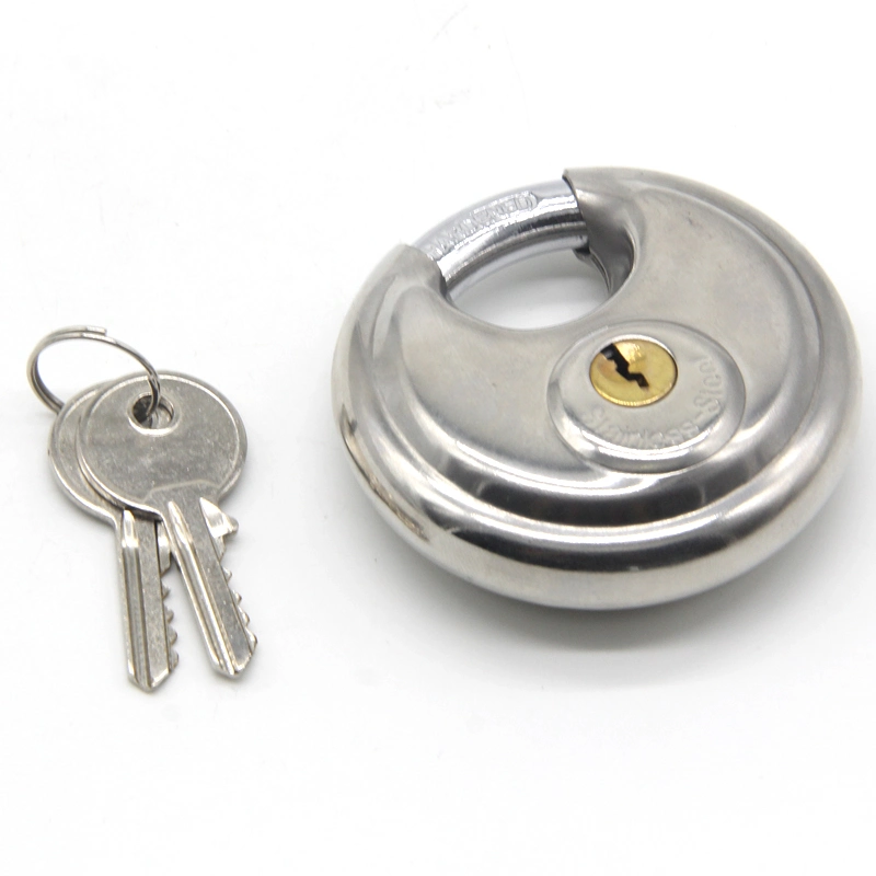 Anti-Rust Customized Logo Lock Waterproof Master Lock Stainless Steel Disc Padlock